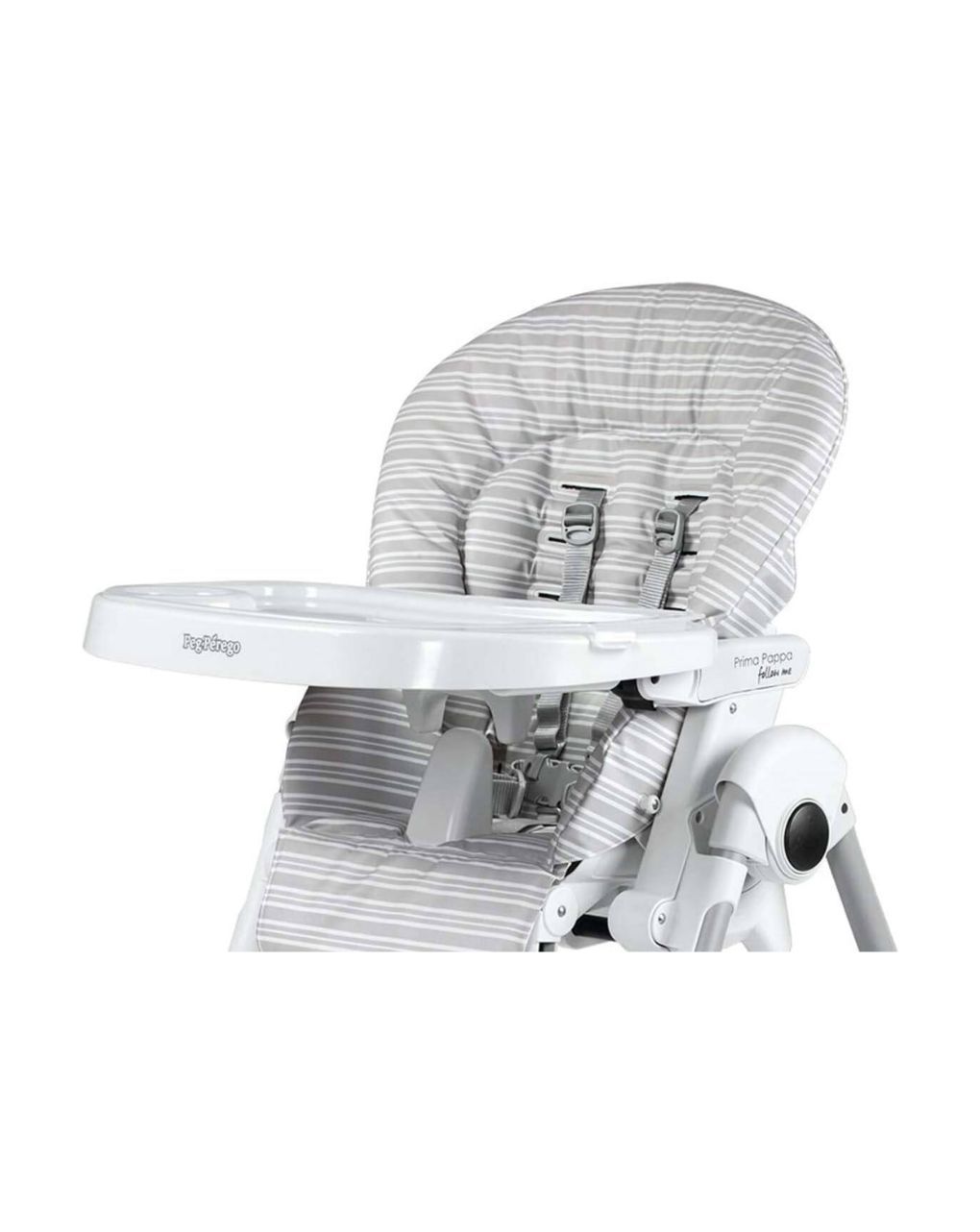 Peg perego καρεκλάκι φαγητού prima pappa follow me linear grey - Peg-Pérego