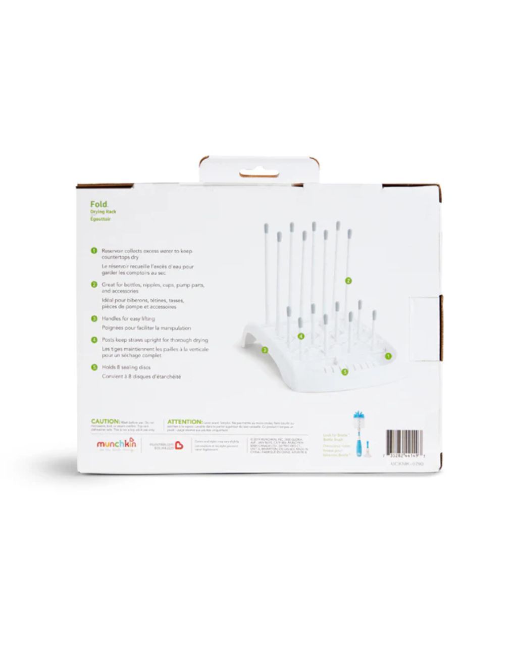 Munchkin βάση για στέγνωμα μπιμπερό fold™ 11048 - Munchkin