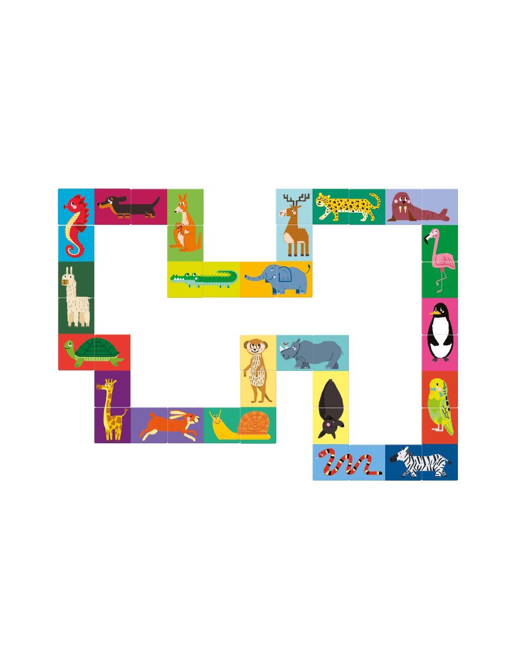 As company clementoni εξυπνούλης ντόμινο ζωάκια και αριθμοί 1024-63272 - Clementoni