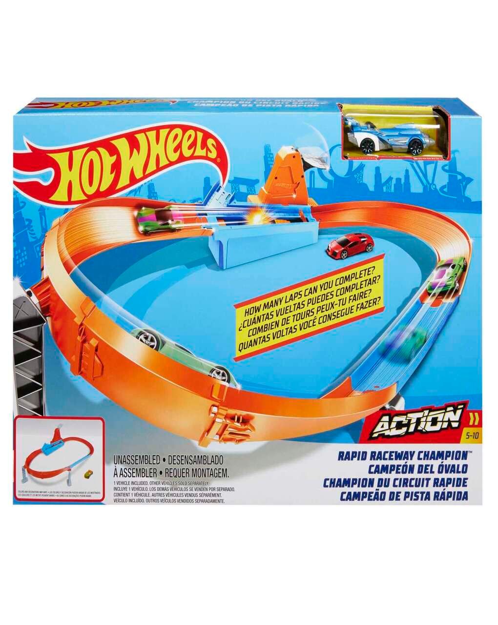 Mattel hot wheels city αγωνιστικές πίστες (σχέδια) gbf81 - Hot wheels