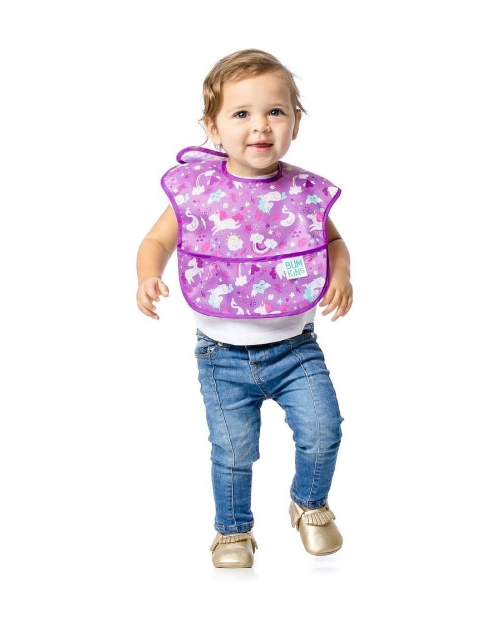 Bumkins σαλιάρα superbib unicorns 6-24m 3303118 - BUMKINS