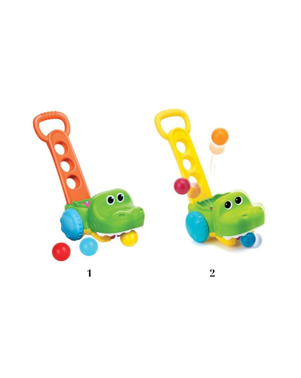 Bkids κροκόδειλος σπρώξε και παίξε (2 σχέδια)