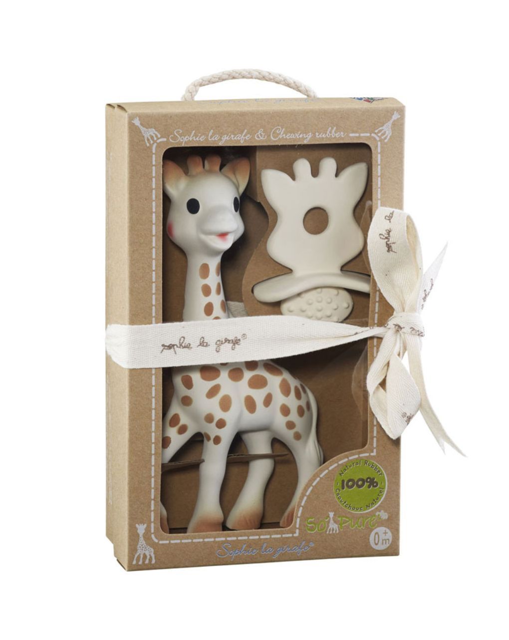 Sophie la girafe σόφι και δακτύλιος οδοντοφυϊας so pure 0m+ - SOPHIE LA GIRAFE