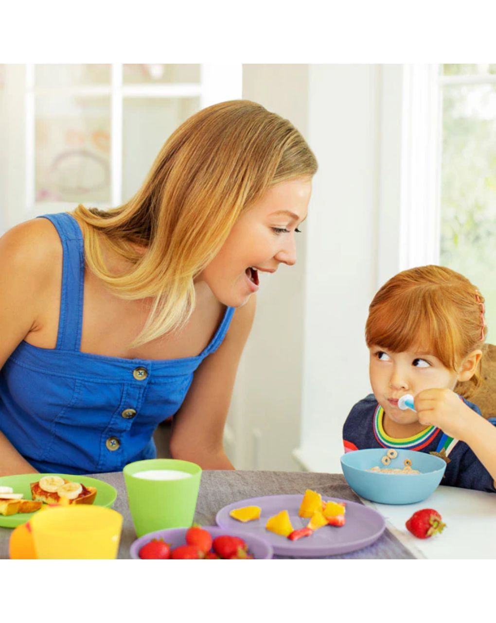 Munchkin σετ 4 πιάτα φαγητού modern multi plates 6m+ 51761 - Munchkin