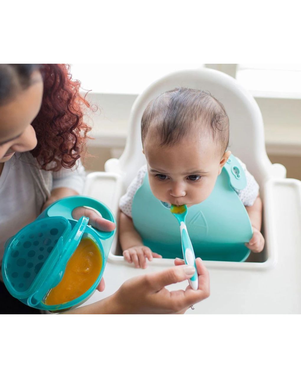 Dr. brown's travel fresh™ bowl & snap δοχείο φαγητού με καπάκι και κουτάλι 4m+ - Dr Browns