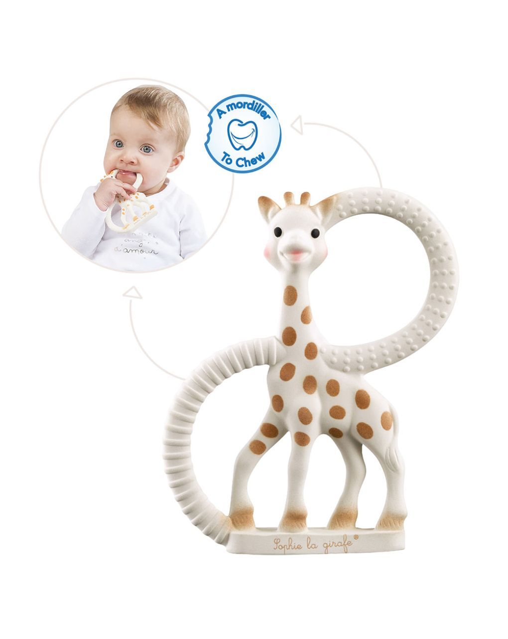 Sophie la girafe δακτύλιος οδοντοφυίας soft 0m+ s200318 - SOPHIE LA GIRAFE