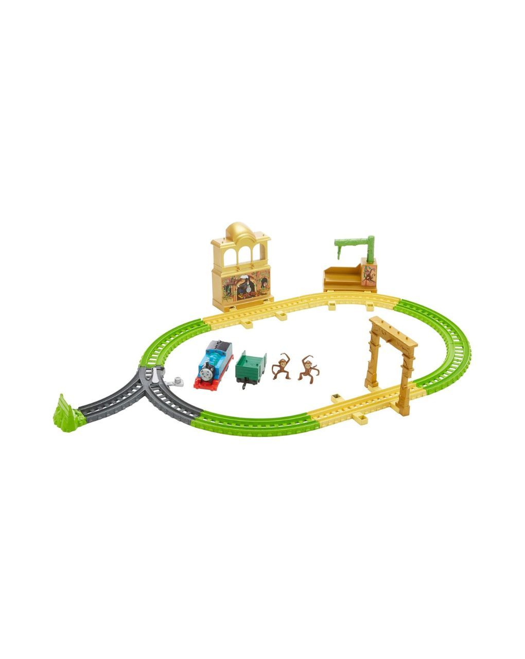 Mattel thomas and friends trackmaster: παλάτι με μαϊμουδάκια με τον τόμας fxx65 - THOMAS & FRIENDS