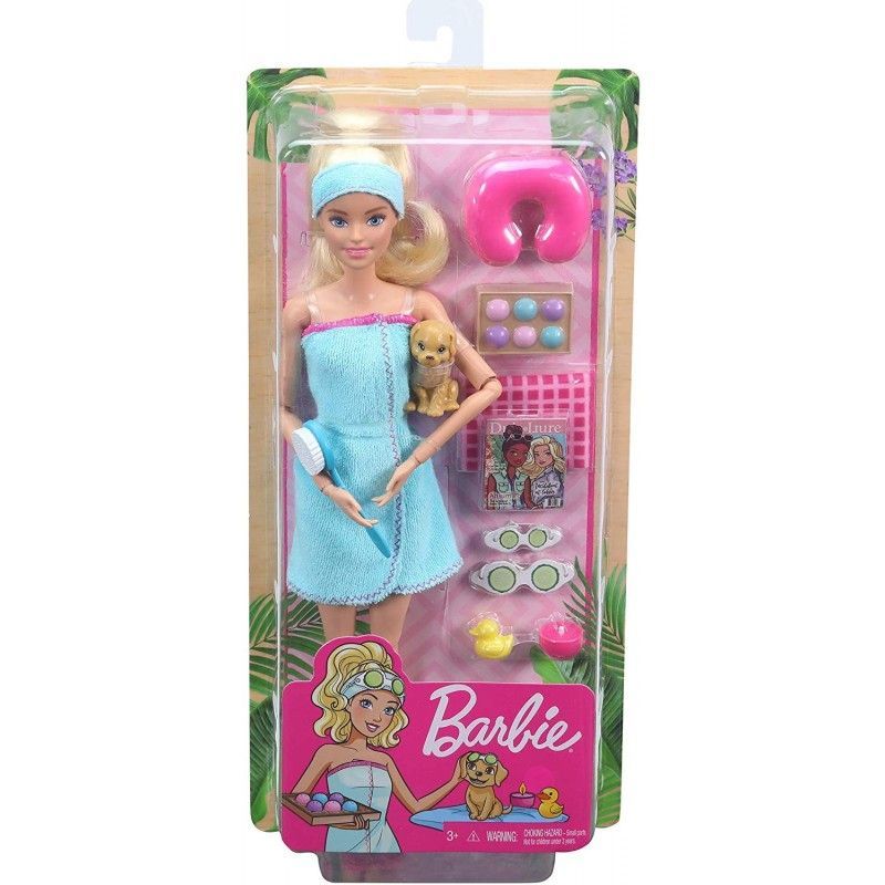 Mattel barbie wellness ημέρα ομορφιάς gkh73
