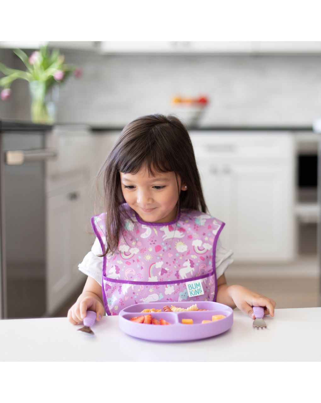Bumkins σαλιάρα superbib unicorns 6-24m 3303118 - BUMKINS