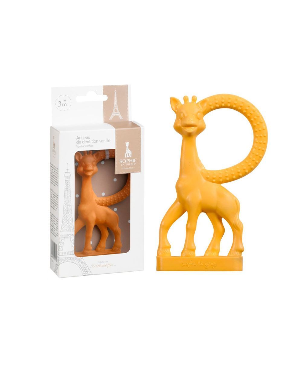 Sophie la girafe κρίκος οδοντοφυΐας βανίλια (3 σχέδια) - SOPHIE LA GIRAFE