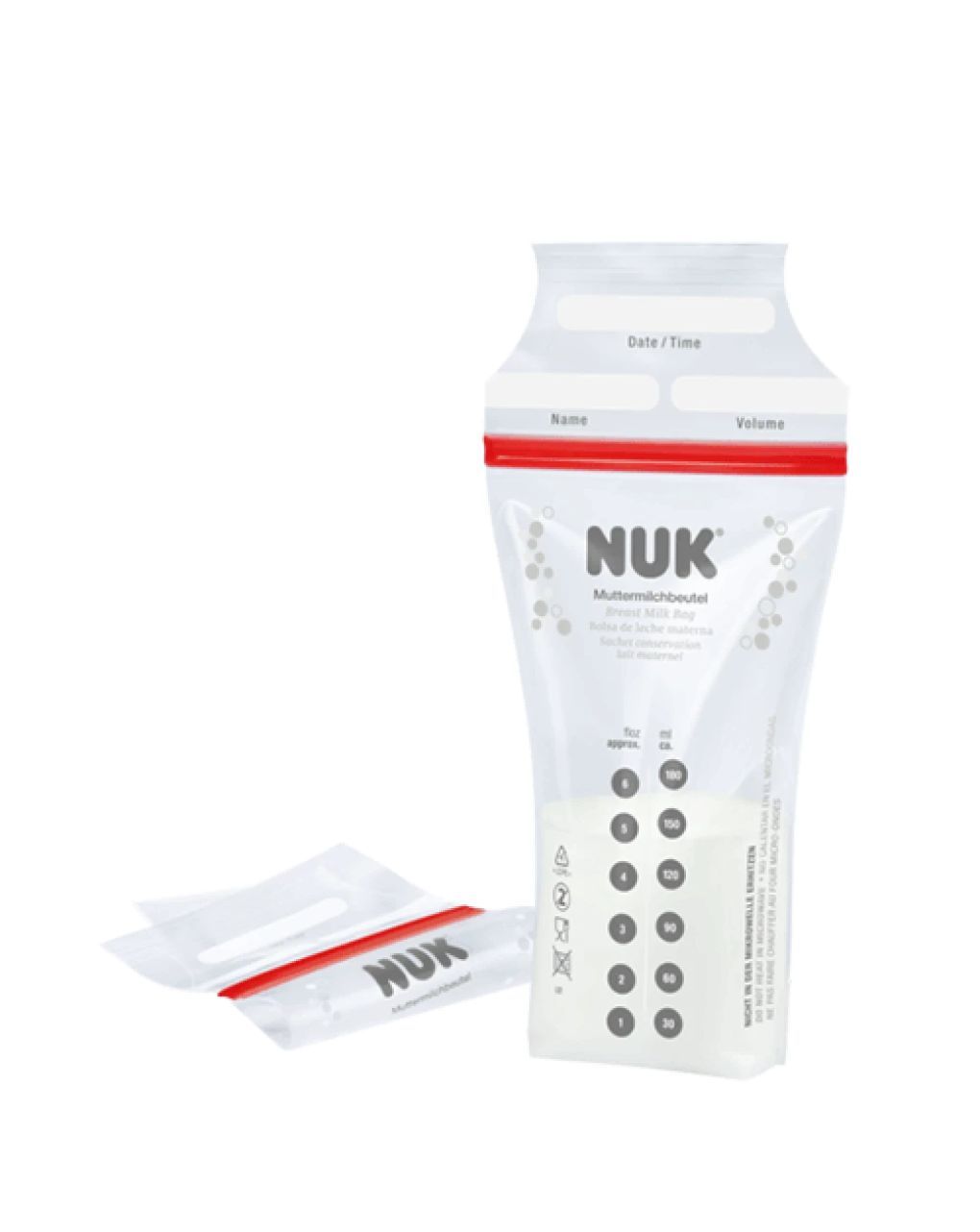 Nuk σακουλάκια αποθήκευσης μητρικού γάλακτος 25τμχ 180ml - Nuk