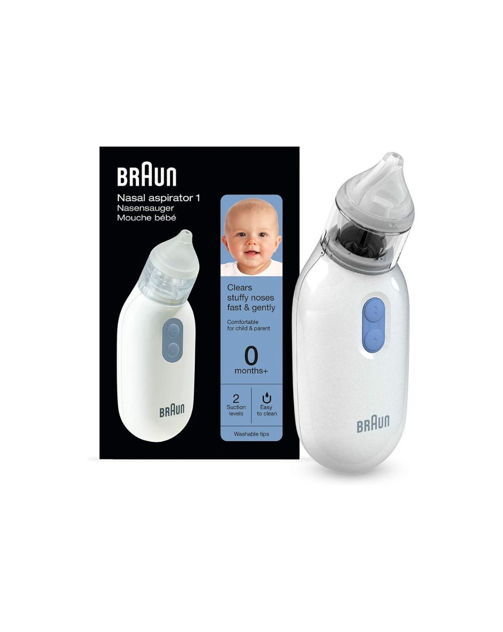 Braun ρινικός αποφρακτήρας nasal aspirator 1 bna100eu