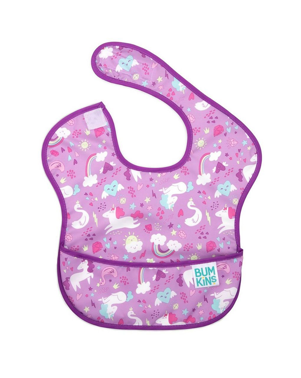 Bumkins σαλιάρα superbib unicorns 6-24m 3303118 - BUMKINS