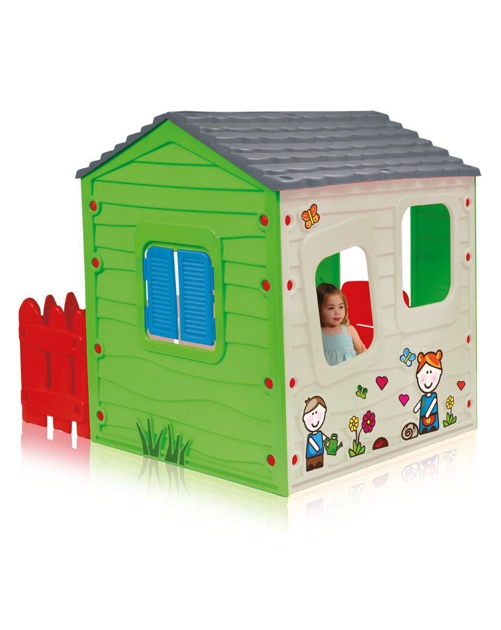 Sun & sport παιδικό εξοχικό σπίτι κήπου 146×118.5x127cm - Sun&Sport