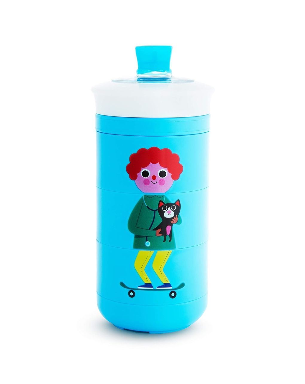 Munchkin εκπαιδευτικό ποτηράκι mix match sippy cup 266ml μπλε 51947