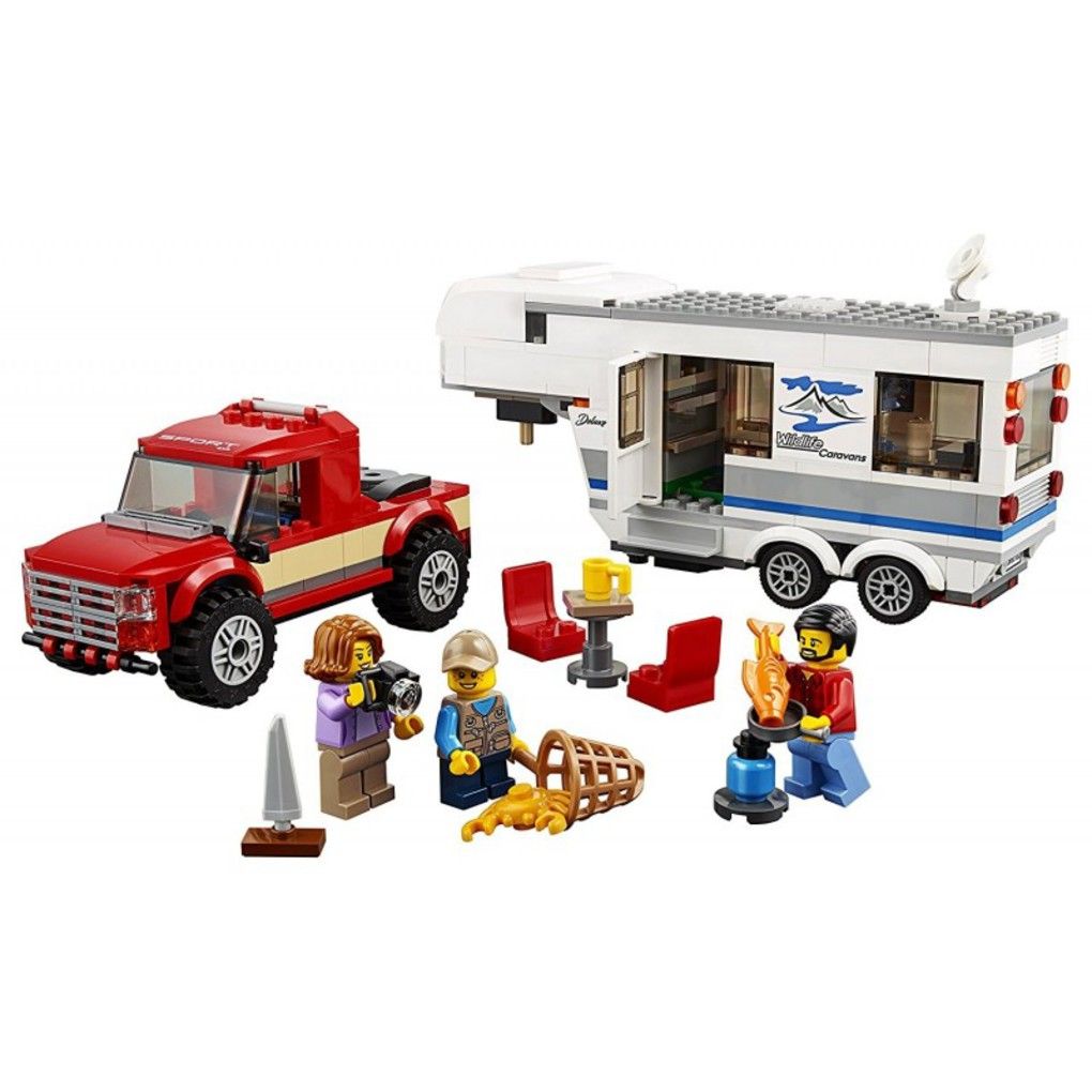 Lego city ημιφορτηγο και τροχοσπιτο - LEGO