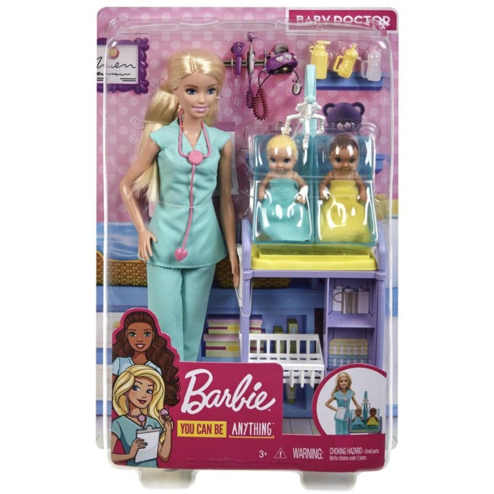 Mattel barbie σετ επαγγέλματα με παιδάκια και ζωάκια σχέδια dhb63 - Barbie