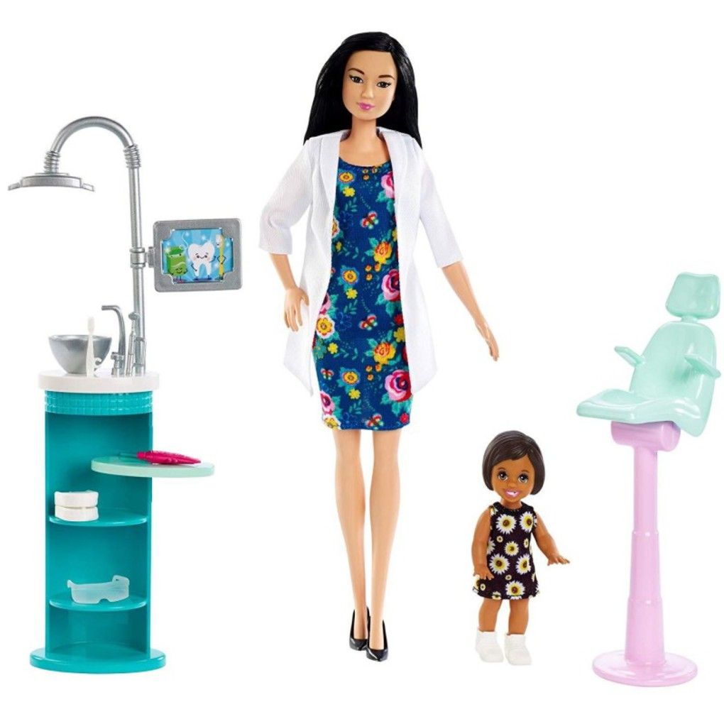 Mattel barbie σετ επαγγέλματα με παιδάκια και ζωάκια σχέδια dhb63 - Barbie
