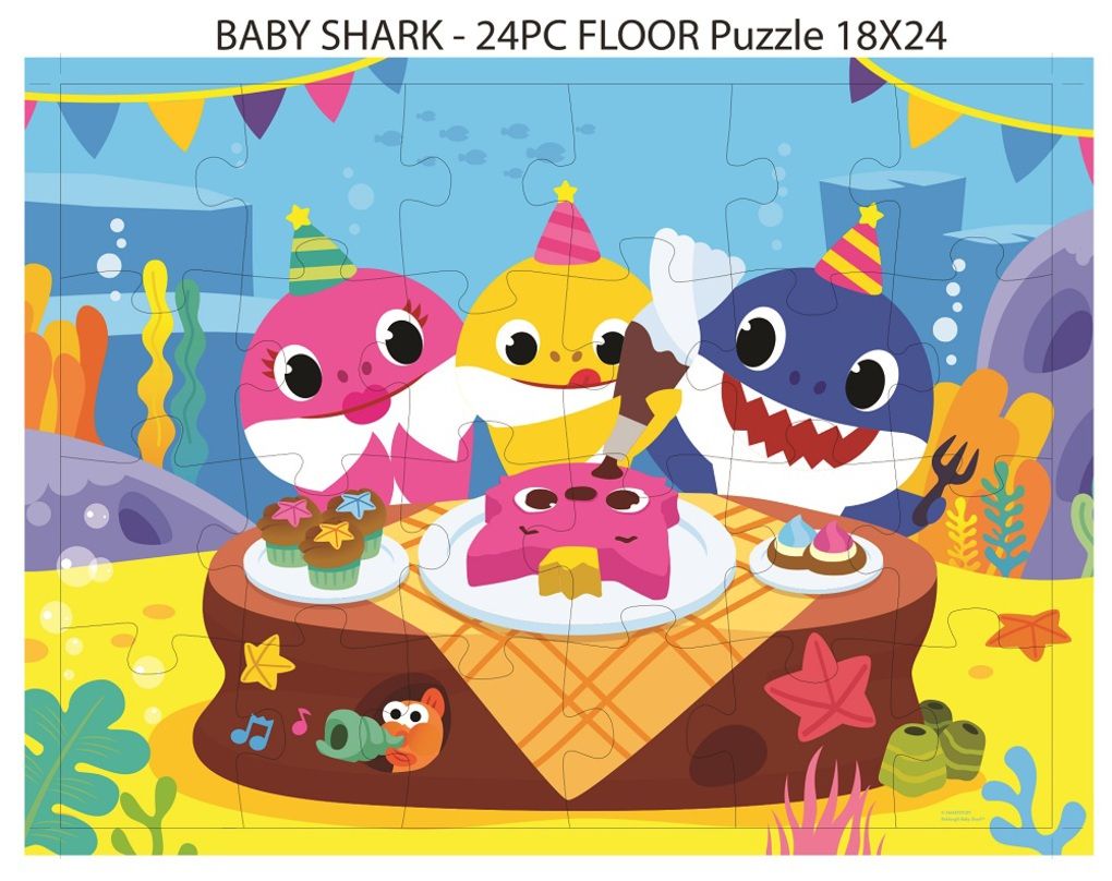 Baby shark eπιδαπεδιο παζλ 24 τμχ - Baby Shark
