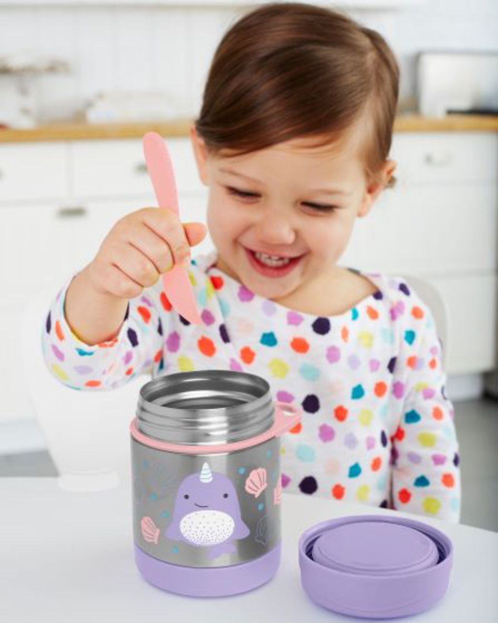 Skip hop zoo φαγητοδοχείο - θερμός 325ml narwhal 29-2903005-30 - SKIP HOP