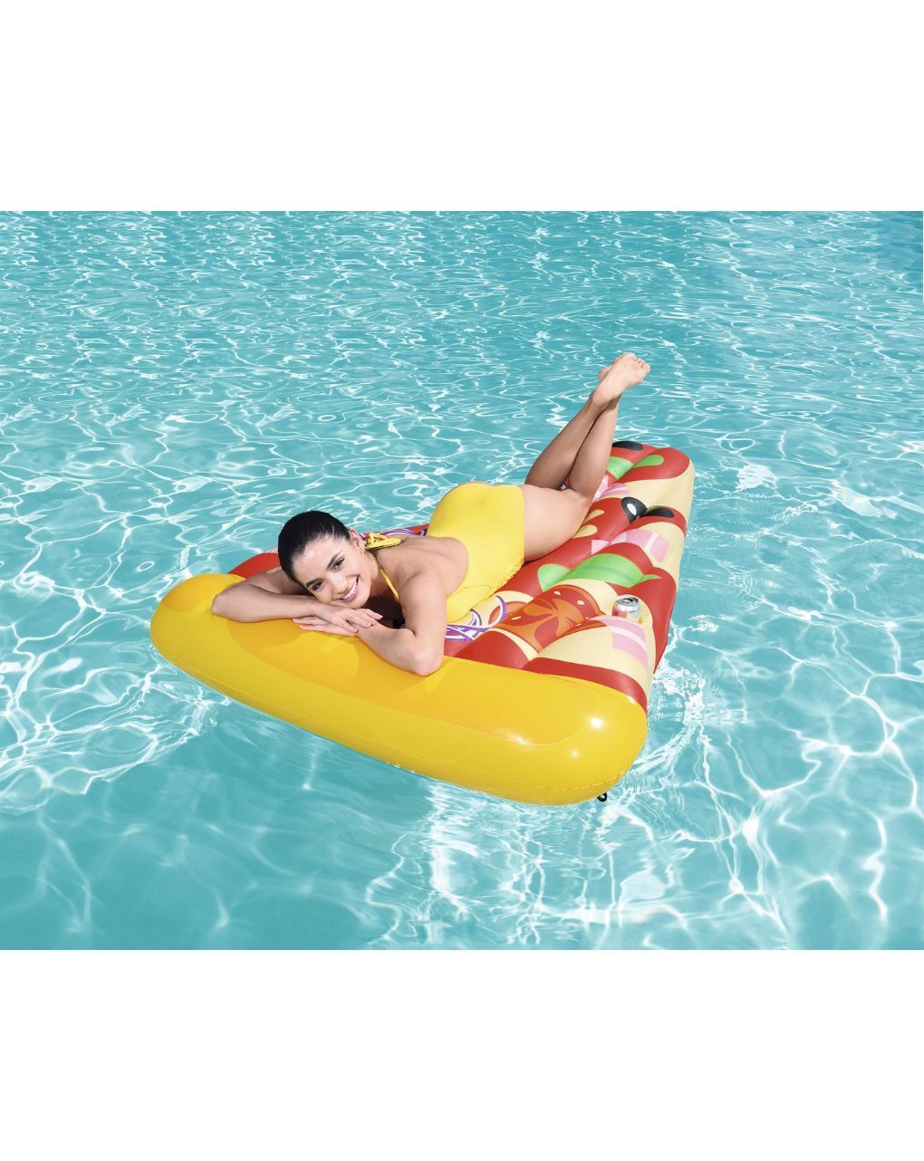 Bestway φουσκωτό στρώμα pizza party 188cm - Bestway