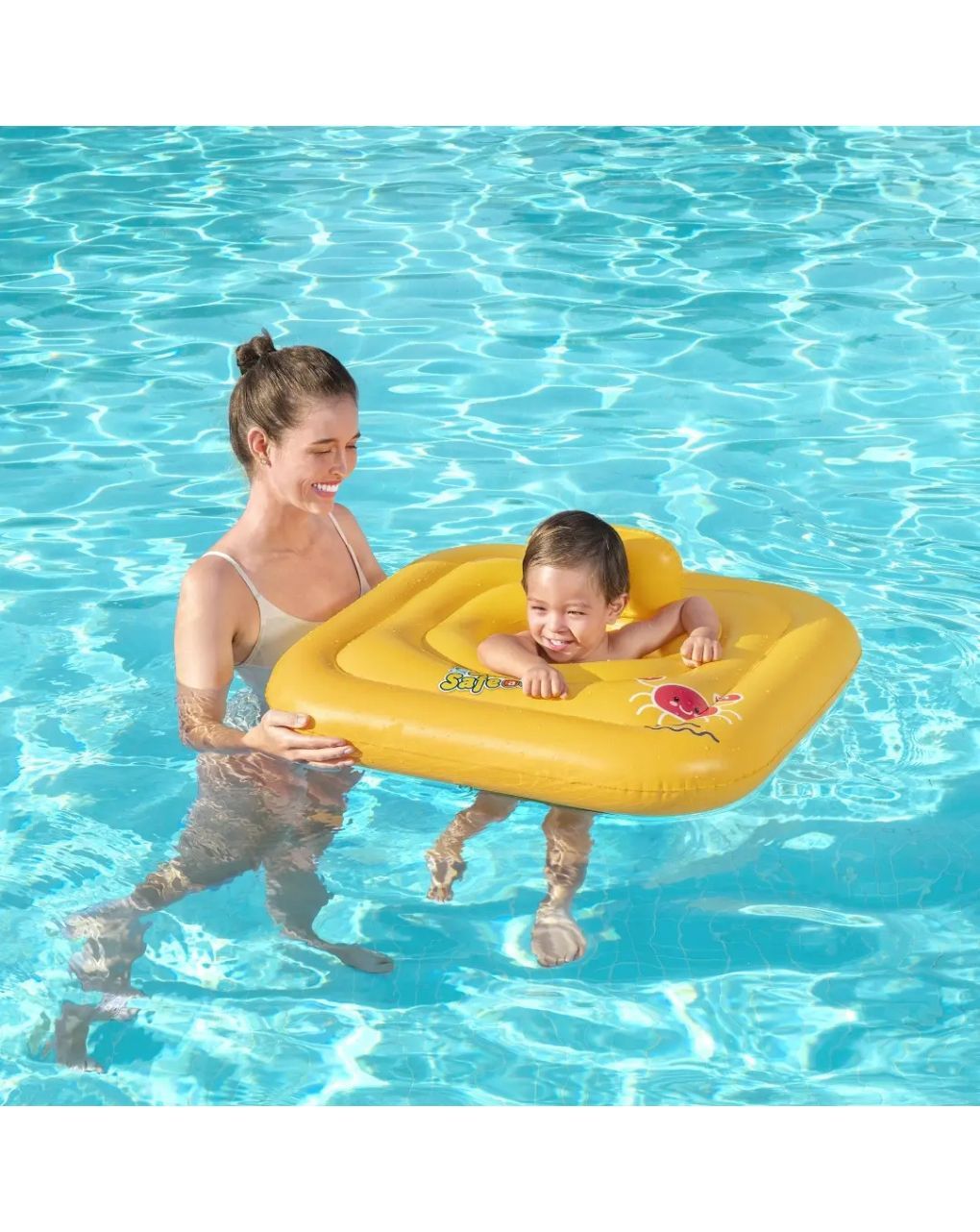 Bestway σωσίβιο τετράγωνο swim safe abc step a 32050 - Bestway