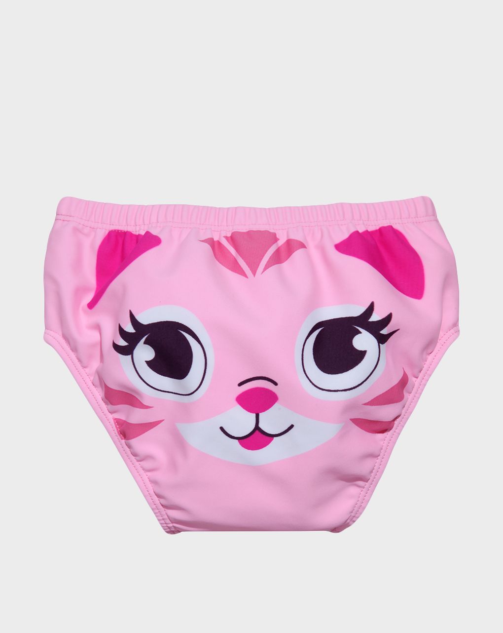 βρεφικό μαγιό πάνα ροζ με γατάκι για κορίτσι - Prénatal