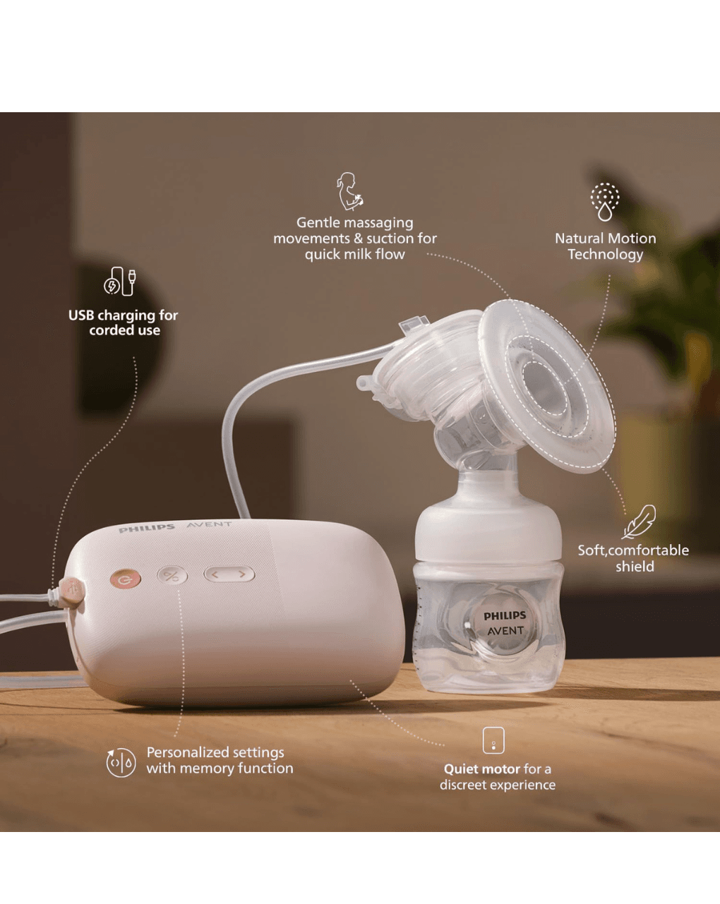Philips avent ηλεκτρικό θήλαστρο natural motion scf395/11 - Philips Avent