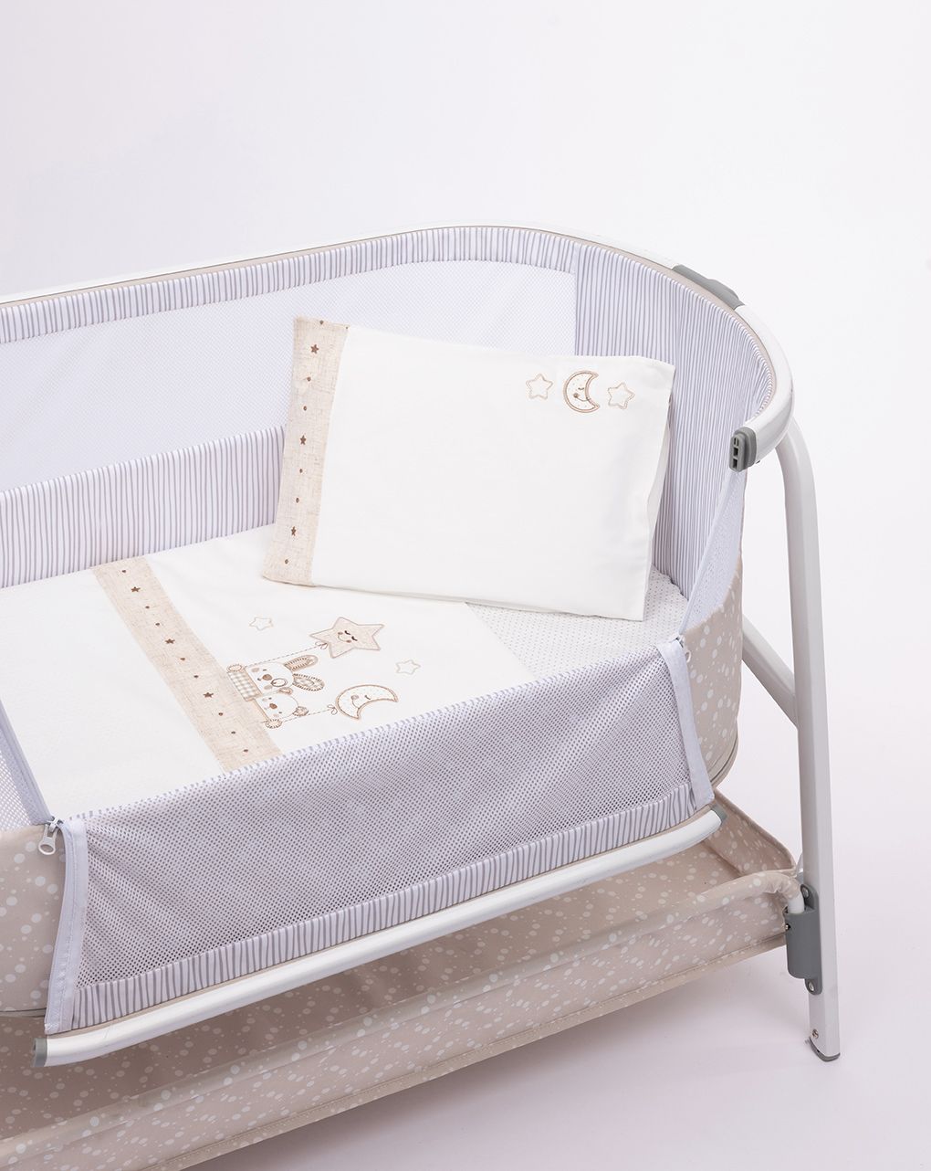 Prenatal σετ για λίκνο/πορτ μπεμπέ 3 τεμ. natural - 80 x 110 cm - Prénatal