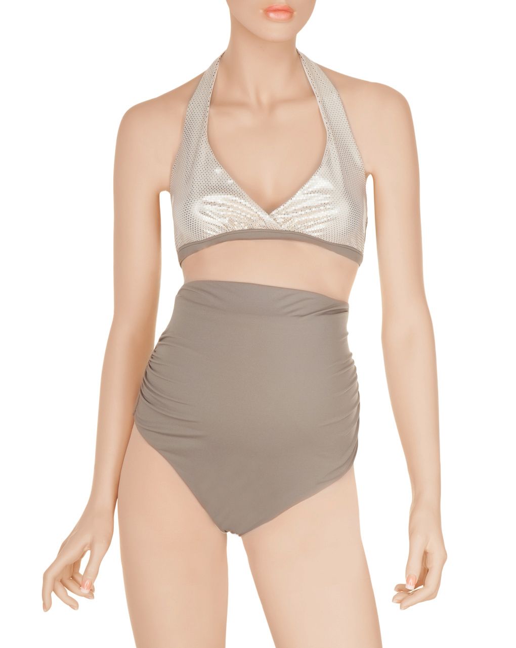 γυναικεί μαγιό μπικίνι χρυσό γκλίτερ - Prénatal