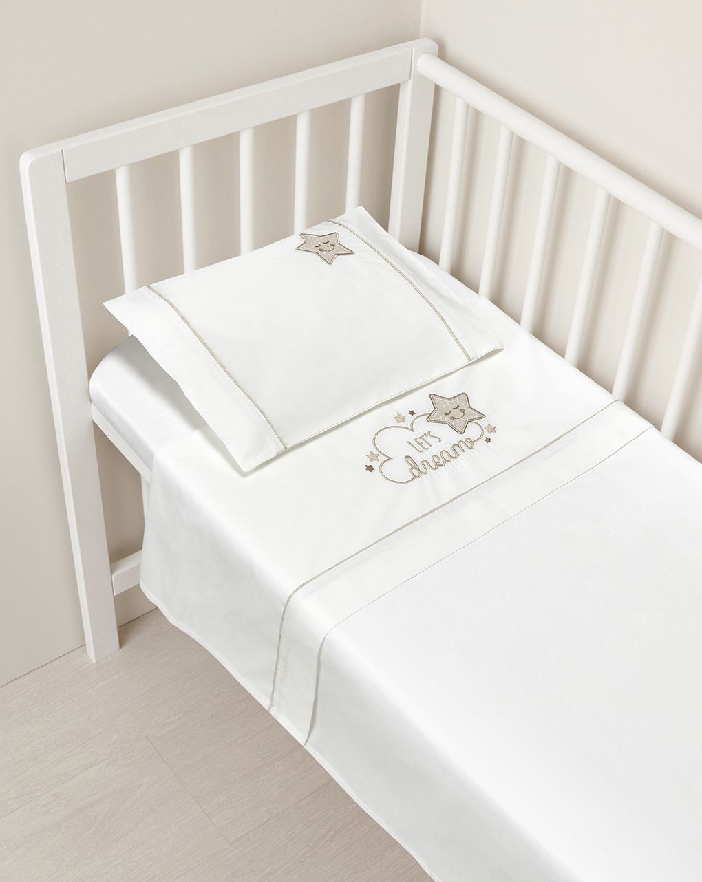 Prenatal σετ για λίκνο/πορτ μπεμπέ 3τμχ. natural - 80 x 110 cm - Prénatal