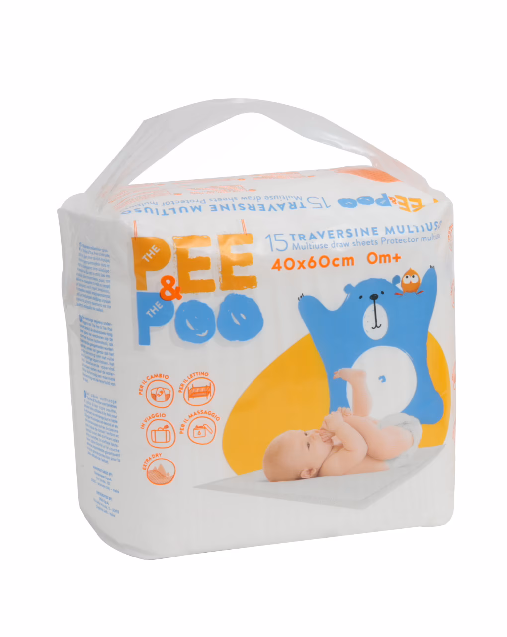 Pee&poo υποσέντονα 40x60εκ. - The Pee & The Poo