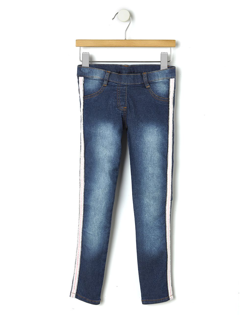 παντελονι denim με strass 654999