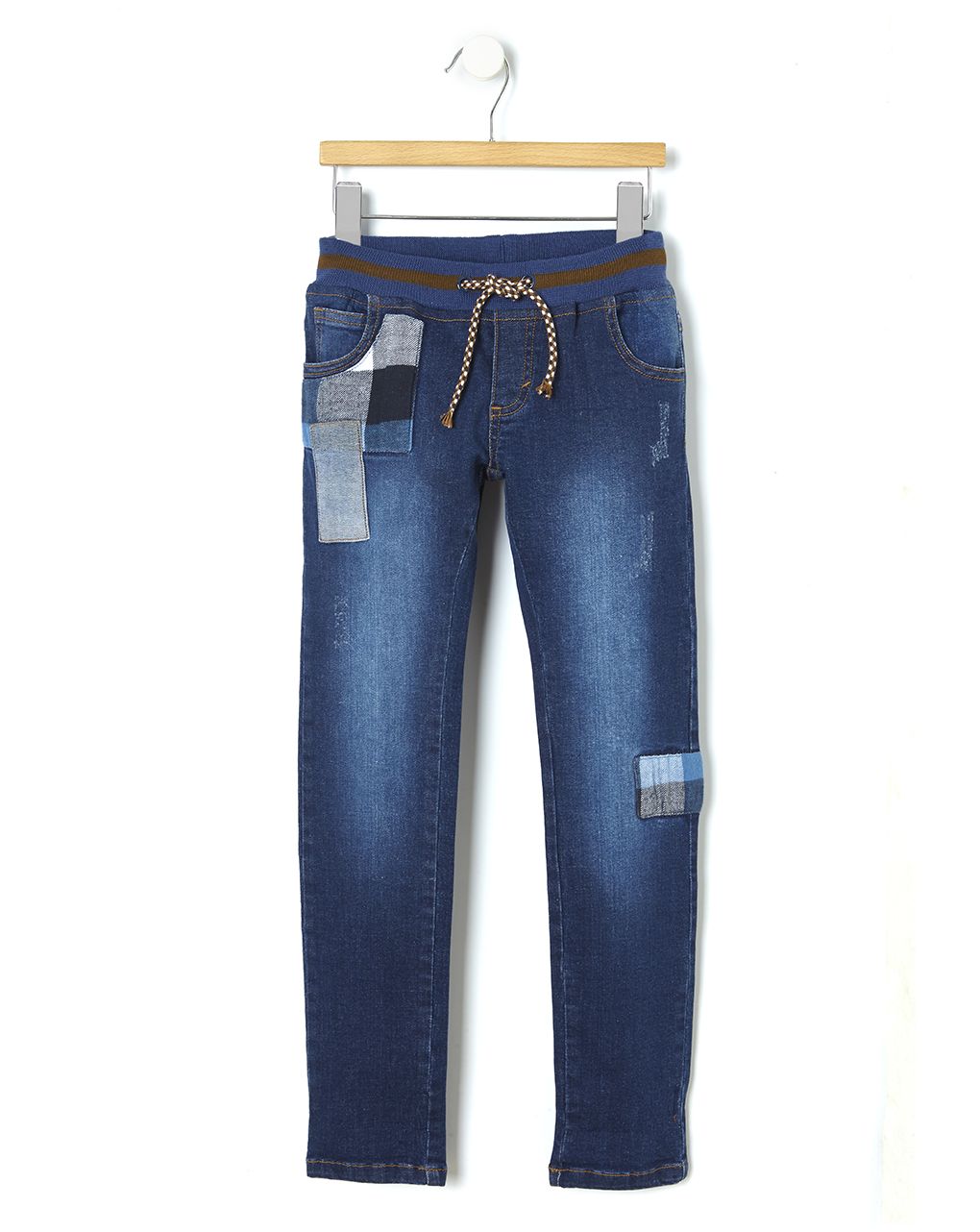 παντελόνι denim με κορδόνι για αγόρι - Prénatal