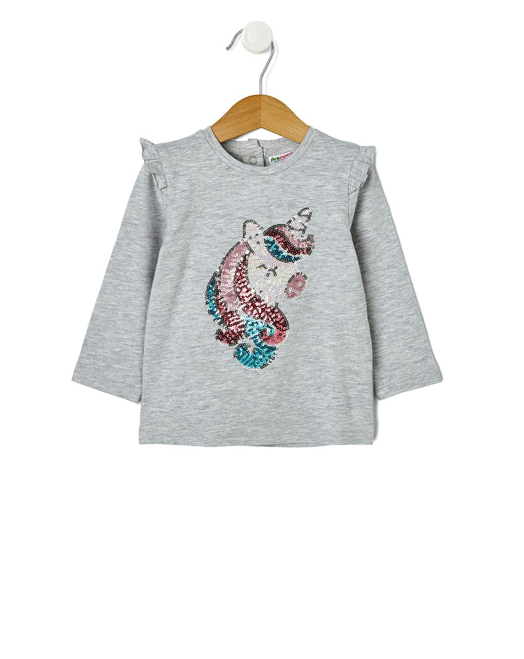 T-shirt jersey με παγιετεσ 656611