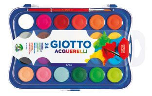 Giotto nερομπογιά 24 χρώματα 30mm 000352400 - Giotto