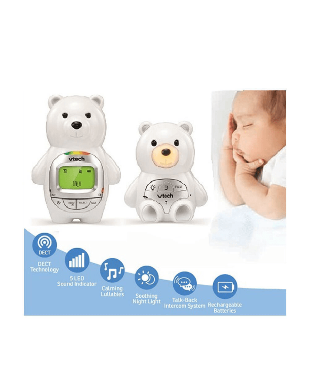 Vtech αμφίδρομη ενδοεπικοινωνία ήχου bm-2350 d - Vtech