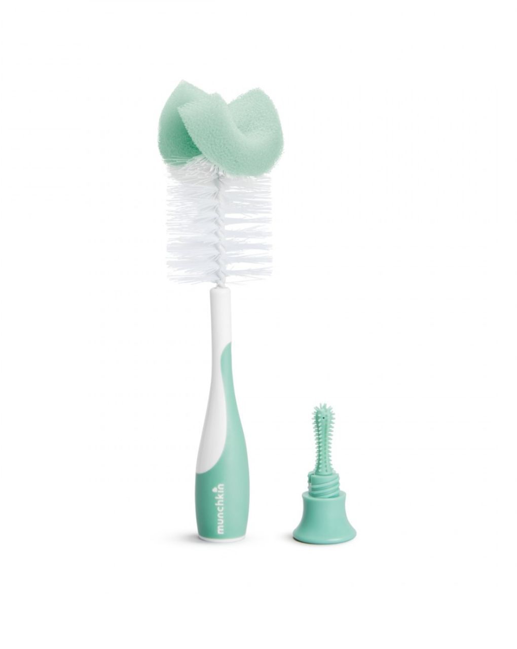 Munchkin βουρτσάκι καθαρισμού για μπιμπερό-θηλές 11096 (2 χρώματα) - Munchkin