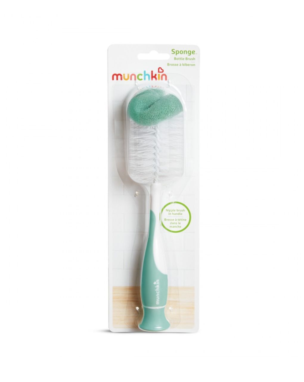 Munchkin βουρτσάκι καθαρισμού για μπιμπερό-θηλές 11096 (2 χρώματα) - Munchkin