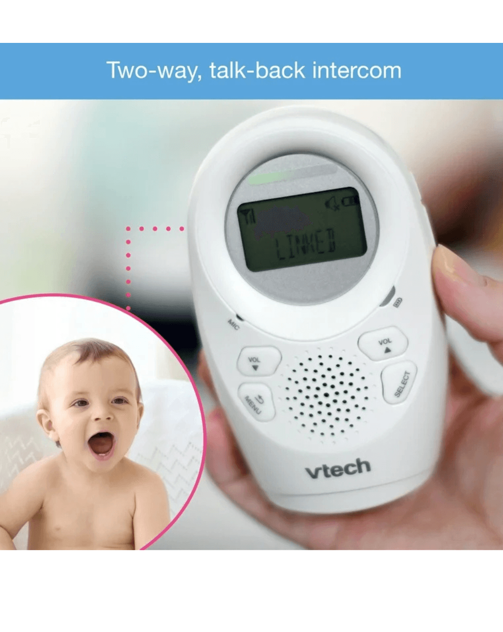 Vtech ενδοεπικοινωνία digital audio display baby monitor dm1211 - Vtech