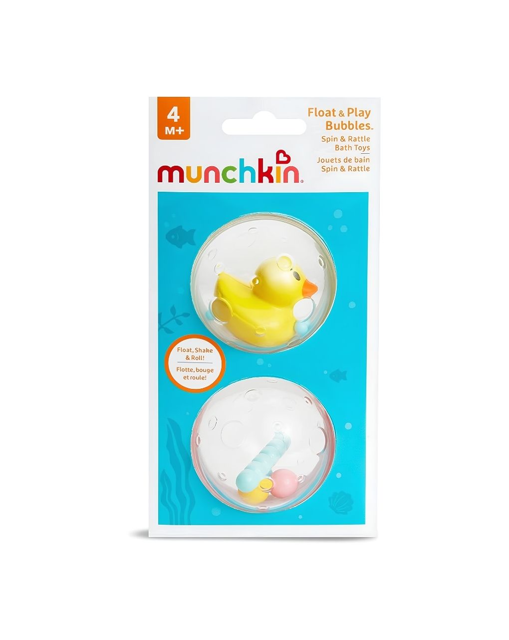 Munchkin παιχνίδι μπάνιου float and play bubbles 2τμχ 11584 (2 σχέδια) - Munchkin