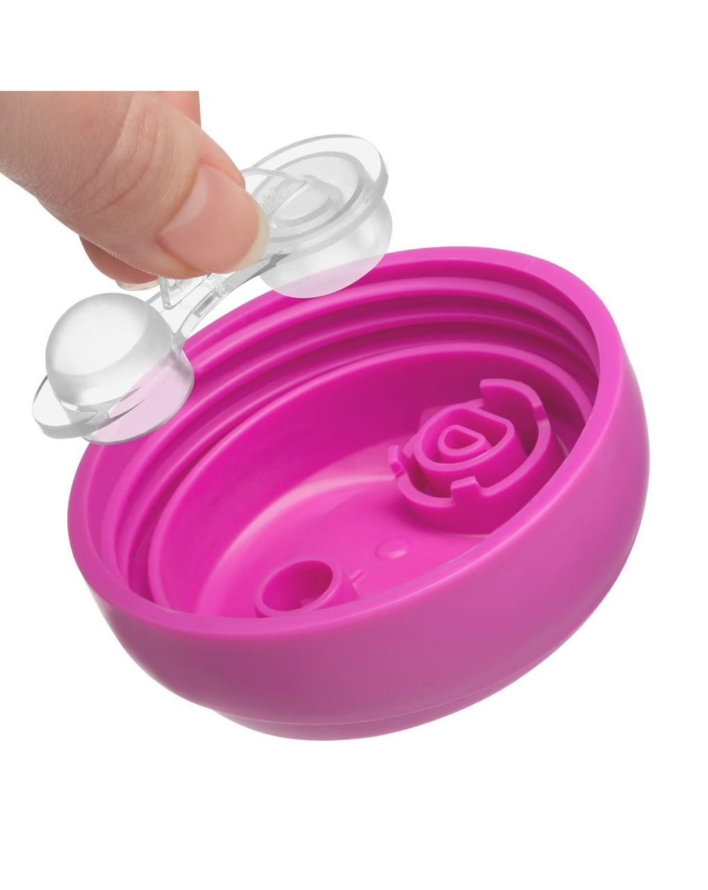 Chicco εκπαιδευτικό ποτηράκι 200ml 6m+ μωβ/ροζ f04-06921-10-01 (2 σχέδια) - Chicco