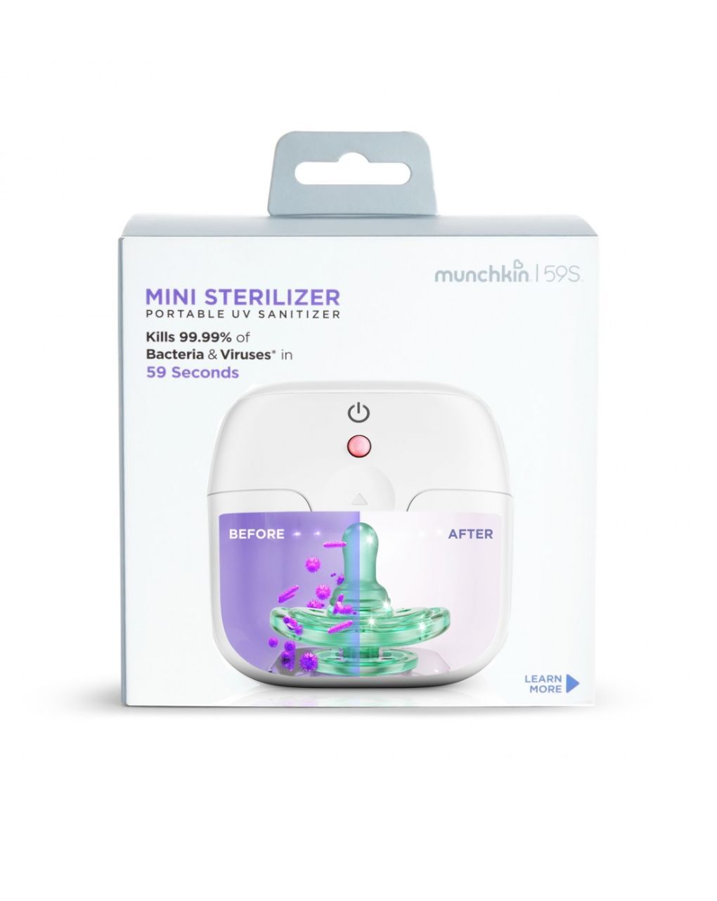 Munchkin φορητός αποστειρωτής πιπίλας mini sterilizer -59s 51849 - Munchkin