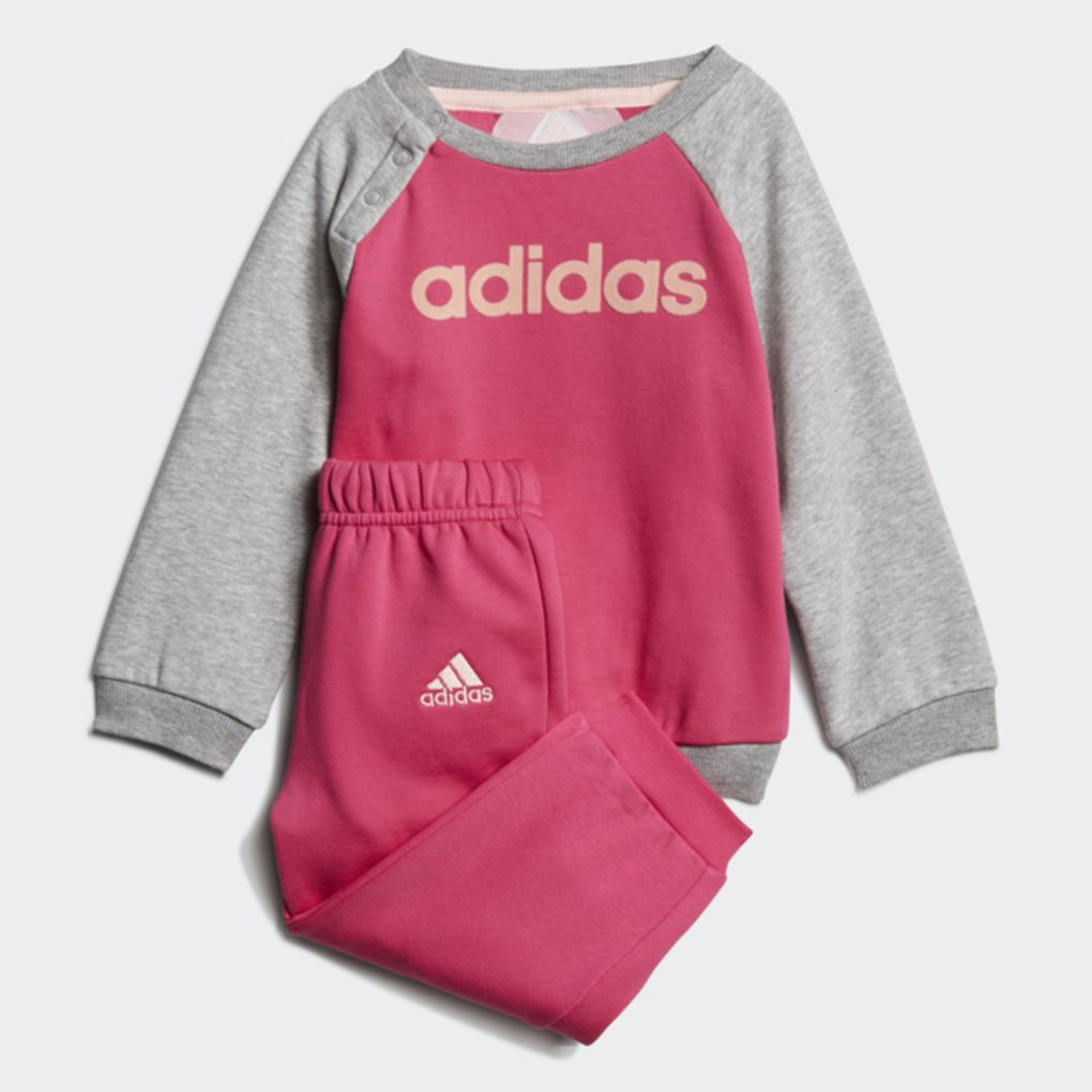 Adidas σετ φορμας baby girl φουξια/γκρι dj1574 - Adidas
