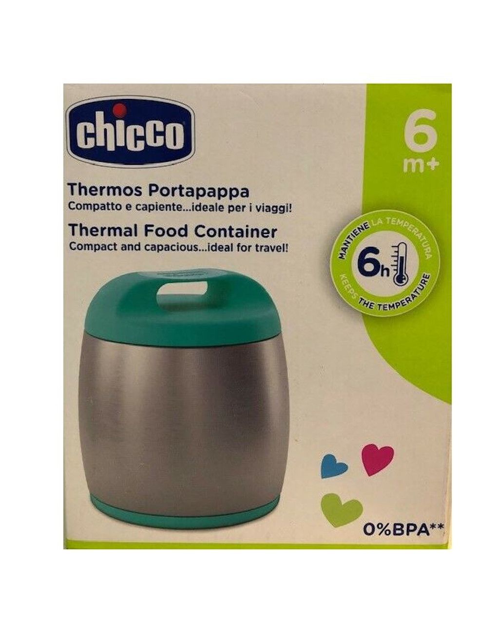 θερμος ινοχ φαγητου 350ml – boy - Chicco