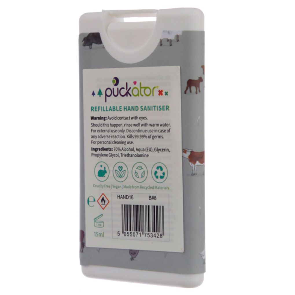 Puckator αντισηπτικό σπρέυ χεριών, willow farm - Puckator
