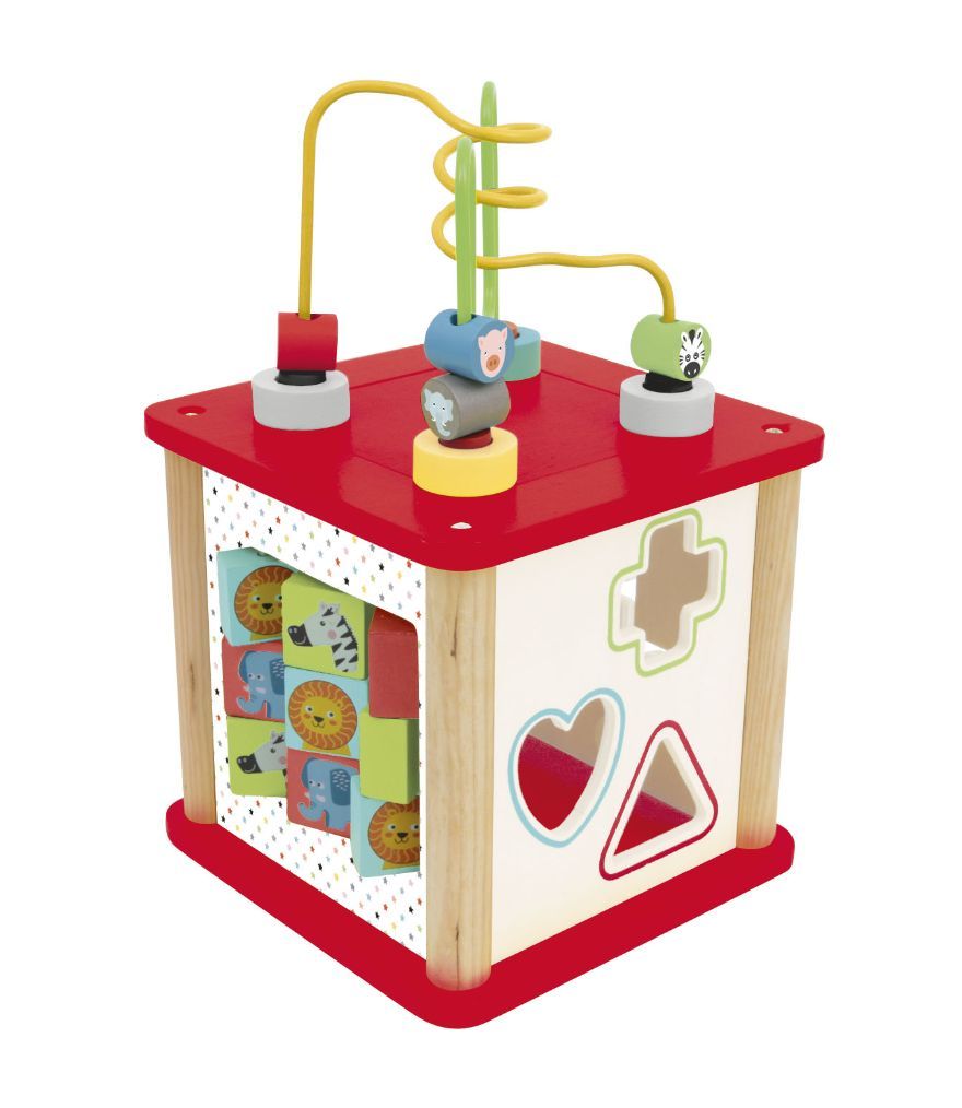 Wood n’ play - ξύλινος κύβος δραστηριοτήτων - Wood'N Play