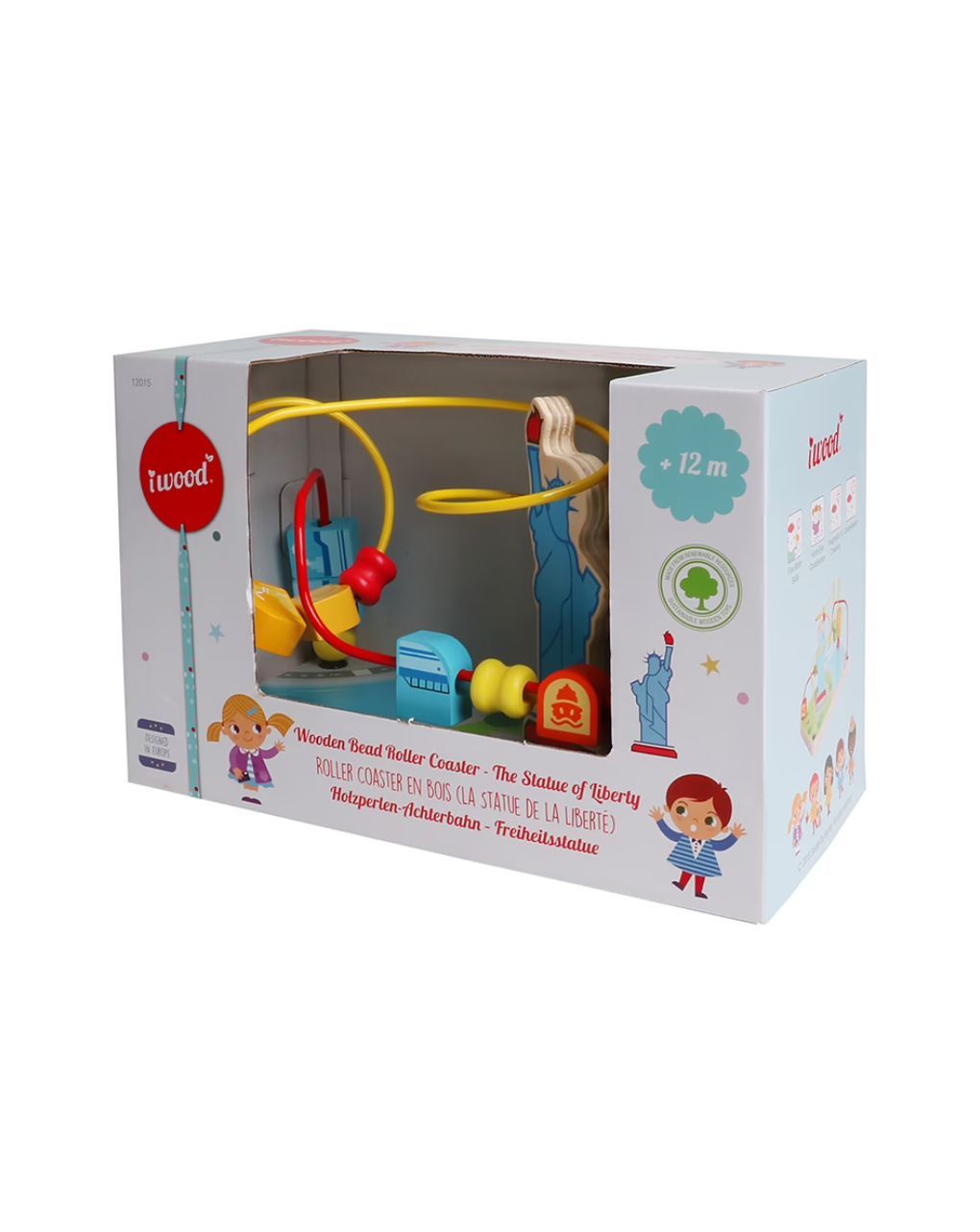 Iwood λαβύρινθος με χάντρες: το άγαλμα της ελευθερίας - iwood