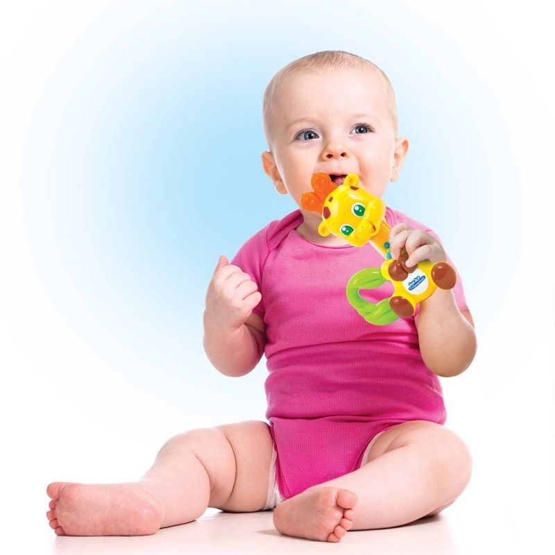 Baby clementoni κουδουνίστρα καμηλοπάρδαλη up and down 1000-14994 - BABY CLEMENTONI