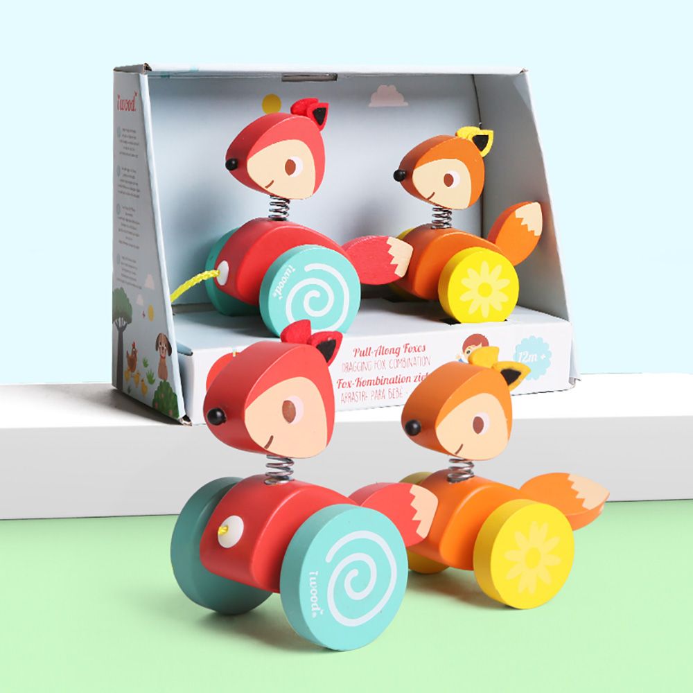 Iwood ξύλινη συρόμενη αλεπού - iwood